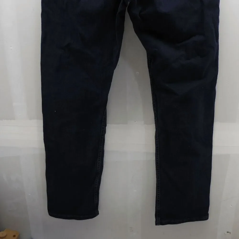 Wrangler Straight Fit Jeans Mens Size 36x32 Blue Dark Wash Lot of  1095STWDH - Picture 2 of 10